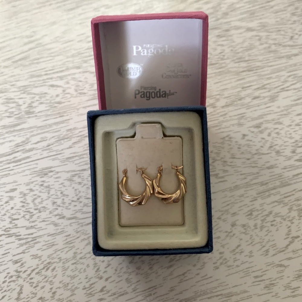 14K Gold Hoop Earrings